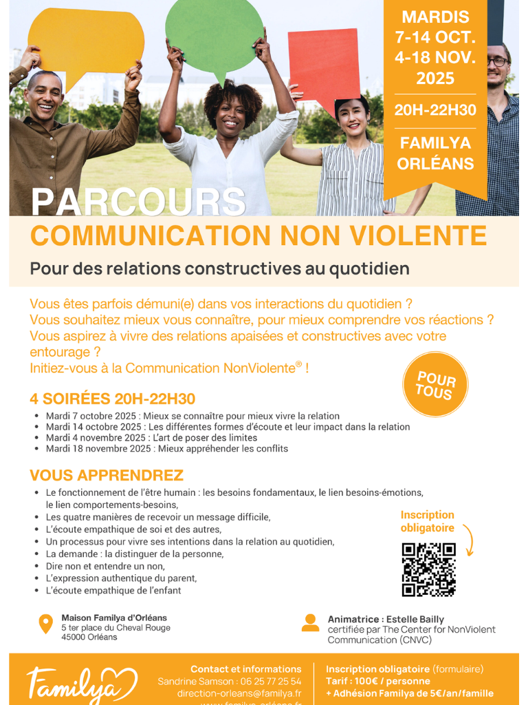 Parcours Communication Non Violente (CNV) Orléans